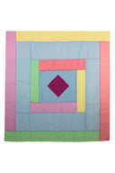 Reversible organza bedcover 250x250 cm - Sky