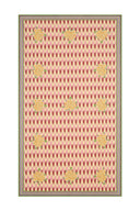 Cotton Cloth 140x240 Cm - Crimson Ikat Pink