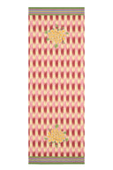 Cotton Runner 50X150 Cm - Double Mat Crimson Ikat Pink
