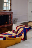 Reversible quilt 180x270 cm - Damask stripes chutney