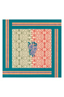 Cotton Cloth 110X110 cm - Dam Dam Red Sage