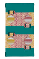 Cotton runner 50x150 cm - Dam dam lilac gold