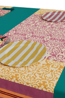 Tovaglietta Doppia Cotone 50x150 cm - Dam Dam Lilac Gold