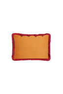 Organza cushion cover 35x50 cm - Mustard red