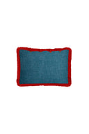 Organza cushion cover 35x50 cm - Peacock red