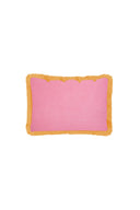 Organza cushion cover 35x50 cm - Pink-saffron