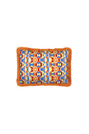 Cotton cushion cover 35x50 cm - Jaquikat cobalt