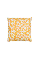 Cotton Cushion  Cover 45X45 - Arabesque Corolla Gold Natural