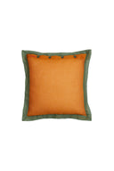 Organza cushion cover 45x45 cm - Bicolor cinnamon sage