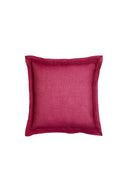 Organza cushion cover 45x45 cm - Bicolor leaves green purple