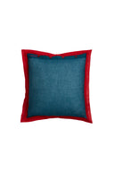Organza cushion cover 45x45 cm - Bicolor peacock red