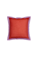 Organza cushion cover 45x45 cm - Bicolor rust pink