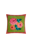 Cotton Cushion Cover 45x45 cm - Nizam Acid Green