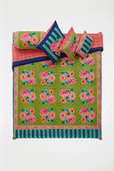 Cotton Cushion Cover 45x45 cm - Nizam Acid Green