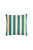 Cotton Cushion 45X45 Cm -  Nizam Stripes Red Natural