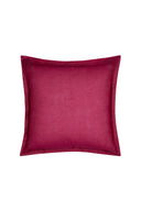 Organza cushion cover 60x60 cm - Leaves green purple
