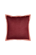 Organza cushion cover 60x60 cm - Maroon peach