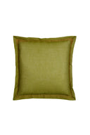 Organza cushion cover 60x60 cm - Peach leaves green