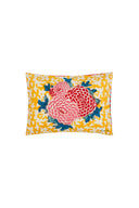 Cotton Cushion  30X40 - Arabesque Corolla Gold Natural