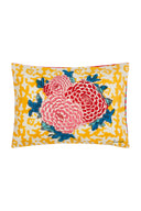 Cotton Cushion  30X40 - Arabesque Corolla Gold Natural