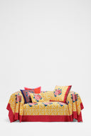 Cuscino Cotone 30X40 - Arabesque Corolla Gold Natural
