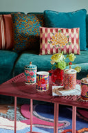 Cuscino Cotone 30X40 Cm - Crimson Ikat Pink
