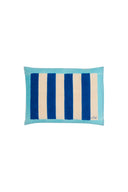 Cotton Cushion  30X40 - Nizam Stripes Blue Natural
