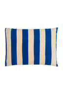 Cotton Cushion  30X40 - Nizam Stripes Blue Natural