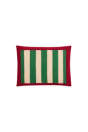 Cotton Cushion  30X40 - Nizam Stripes Green Natural