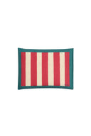 Cotton Cushion 30X40 Cm - Nizam Stripes Red Natural