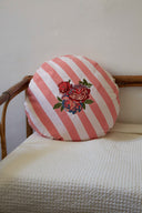 Lisa Corti x The Socialite Family Bomboloni Cushion - Bold Rose