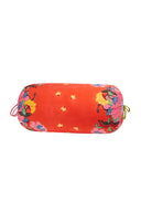 Cotton paloma bolster cover - Indonesian red rose