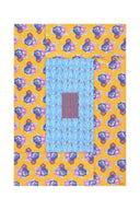 Reversible gudri 130x180 cm - Ikat arrow light blue