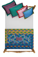 Copriletto Reversibile Gudri 130x180 cm - Three Flower Pervinch