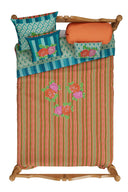 Trapunta Reversibile 220x270 cm - Hima Big Flower Turquoise