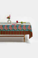 Telo Cotone 220x220 cm - Leopard Stripes Sky