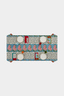Telo Cotone 220x220 cm - Leopard Stripes Sky