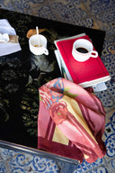 Lisa Corti x The Socialite Family - Tovagliolo Cotone 50x50 cm Bold Rose Butter Pink