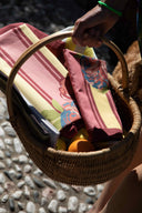 Lisa Corti x The Socialite Family - Tovagliolo Cotone 50x50 cm Bold Rose Butter Pink