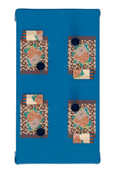 Cotton Napkin  50X50Cm - Arabesque Corolla Natural Coffee