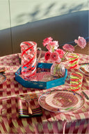 Tovagliolo Cotone 50X50 Cm - Crimson Ikat Pink