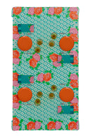 Cotton napkin 50x50 cm - Hima big flower turquoise