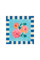 Tovagliolo Cotone 50X50Cm - Nizam Flower Light Blue