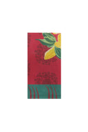 Cotton Napkin 50X50 Cm - Planet Cream Red
