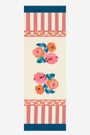 Tovaglietta Doppia Cotone 50x150 cm - Nizam Cream Pink