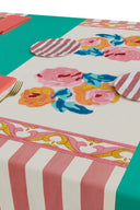 Tovaglietta Doppia Cotone 50x150 cm - Nizam Cream Pink