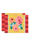 Set Of 2 Cotton Placemats 35x48 cm - Nizam Sulphur