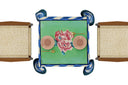 Telo Cotone 110x110 cm - Nina Rose Mint