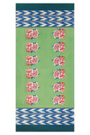 Cotton muslin curtain 110x240 cm - Nina rose mint