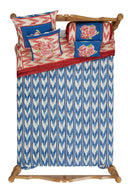 Reversible quilt 220x270 cm - Nina rose blue